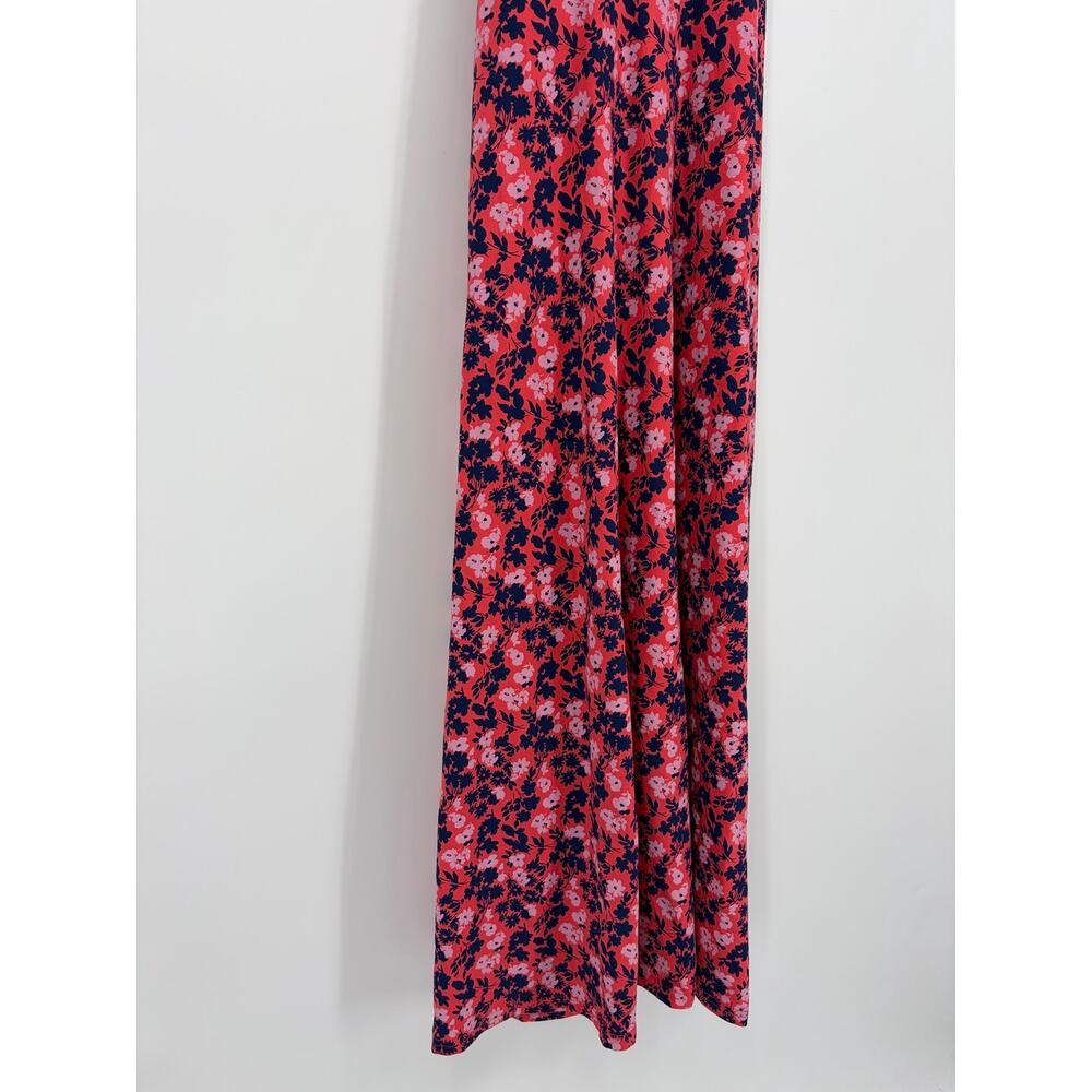 Pact Cotton Fit & Flare Open Back Maxi Dress Sweet Floral Cayenne - Picture 7 of 12
